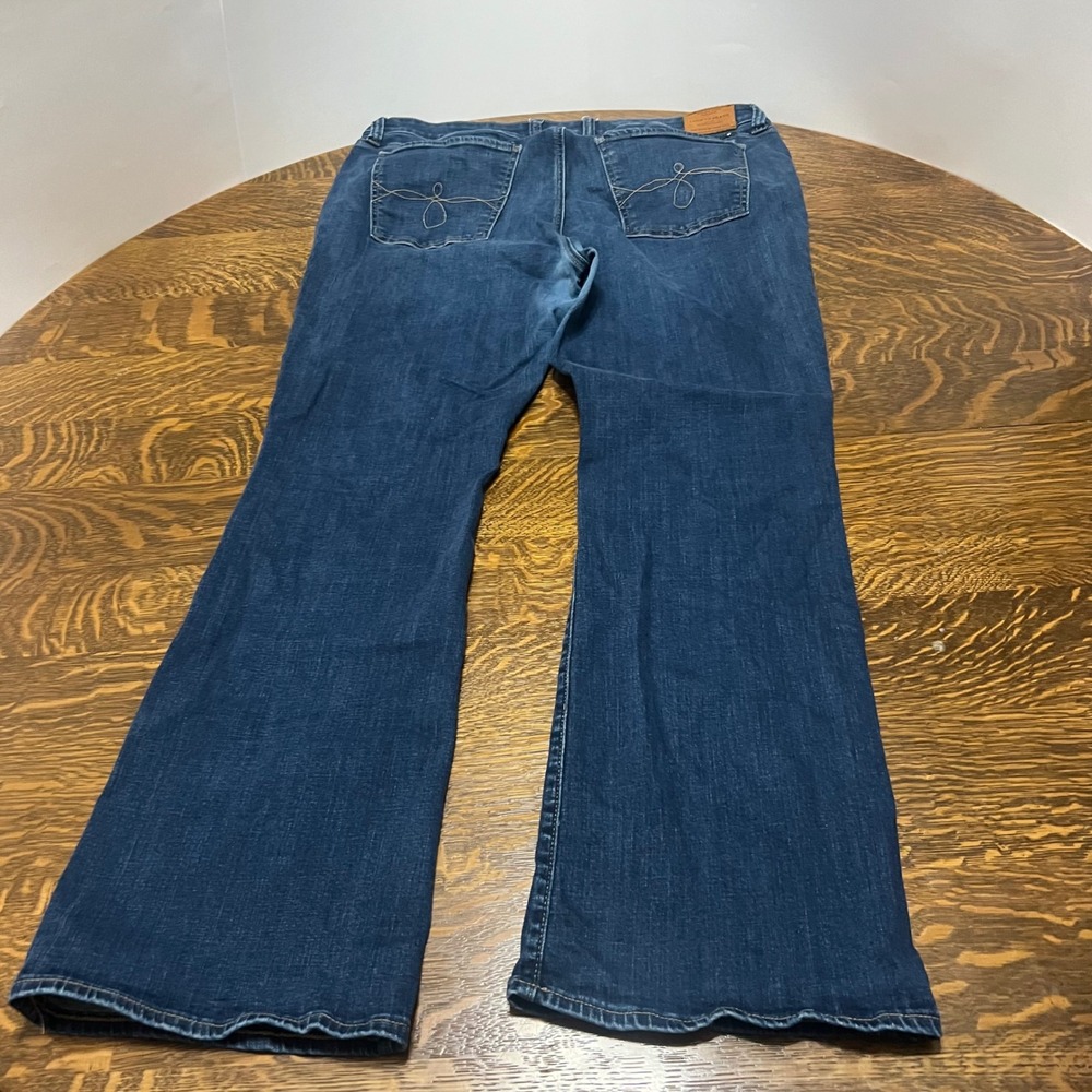 Lucky Brand Ginger Boot Jeans Womens 18W Dark Wash Denim Bootcut Stretch